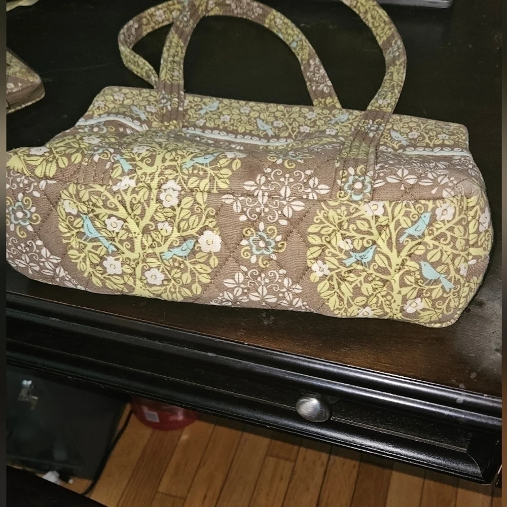 Vera bradley wristlet and purse set